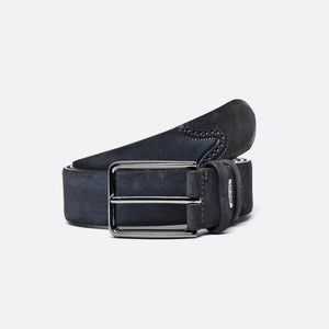 Milo - Dark Grey Suede - Belt - Men - Austrich