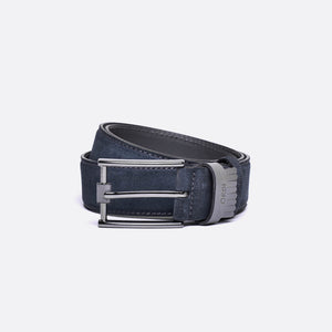 Derick - Grey Suede - Belt - Men - Austrich