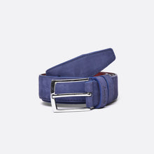 Load image into Gallery viewer, Telly - Navy Soft Suede - Belt - Men - Austrich