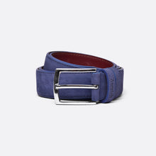 Load image into Gallery viewer, Telly - Navy Soft Suede - Belt - Men - Austrich