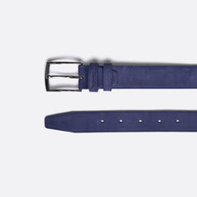Load image into Gallery viewer, Telly - Navy Soft Suede - Belt - Men - Austrich
